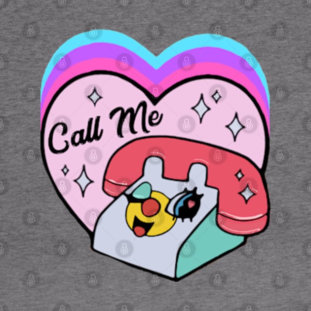 Cute Call Me Telephone by BrandyRay